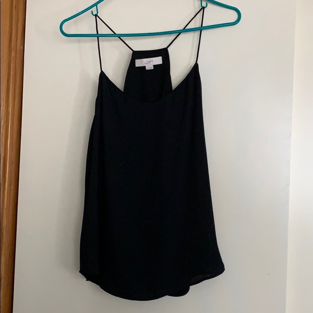 Black tank top